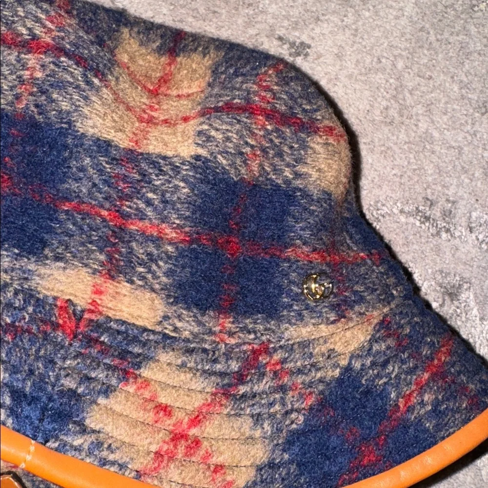 Gucci Wool Plaid trapper bucket hat - Picture 3 of 5